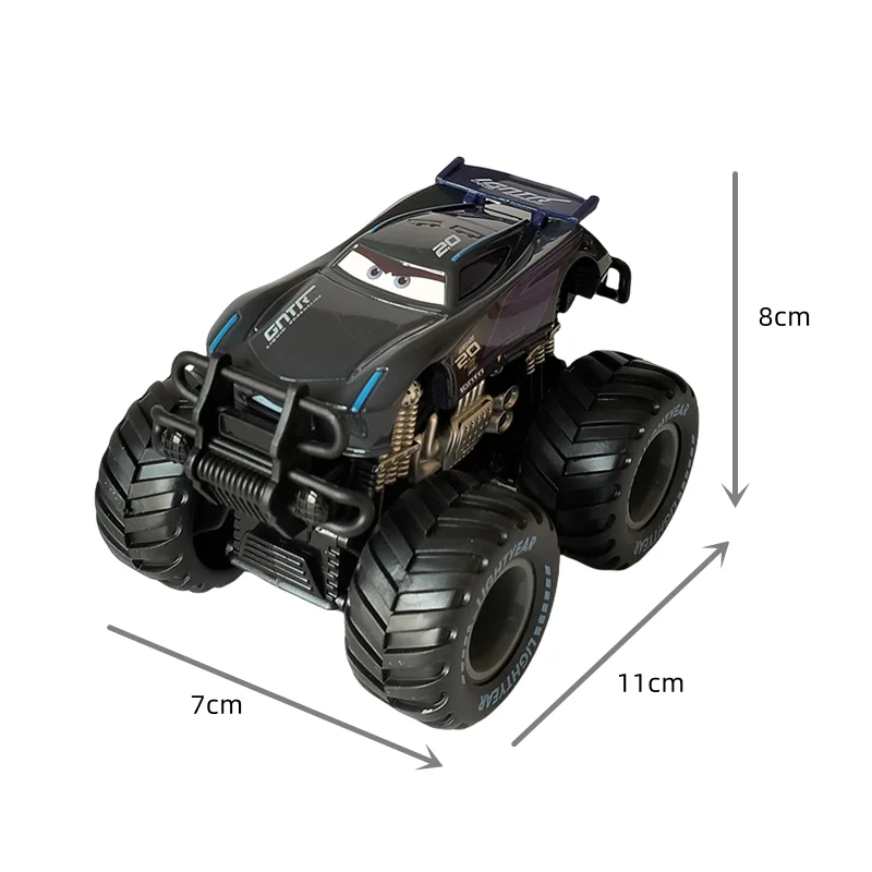 Pixar Cars Mater Lightning McQueen Jackson Storm Big Wheel Offroad-Fahrzeug Rückzieh-Autos Modell-Spielzeug Geburtstagsgeschenke