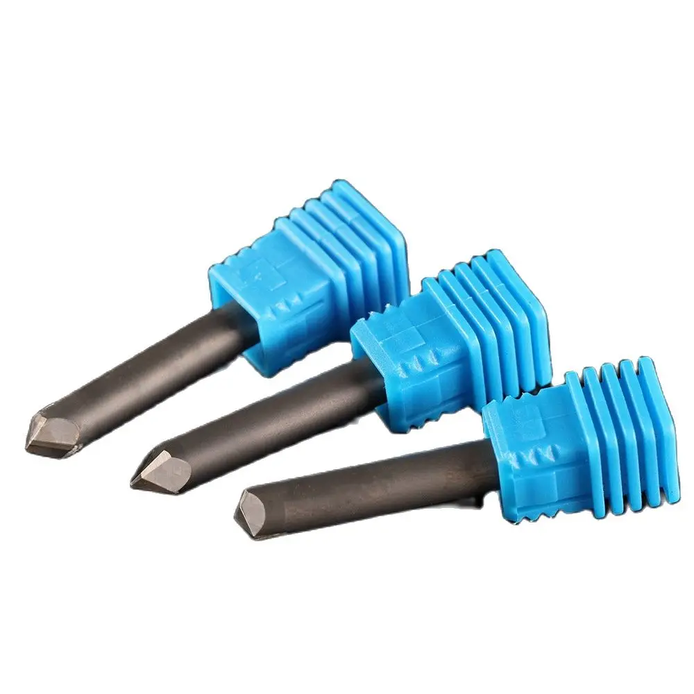 Weitol 1pc 6mm Diamond Multiple Engraving Bits PCD CNC router bits for marble, granite, bluestone milling cutter