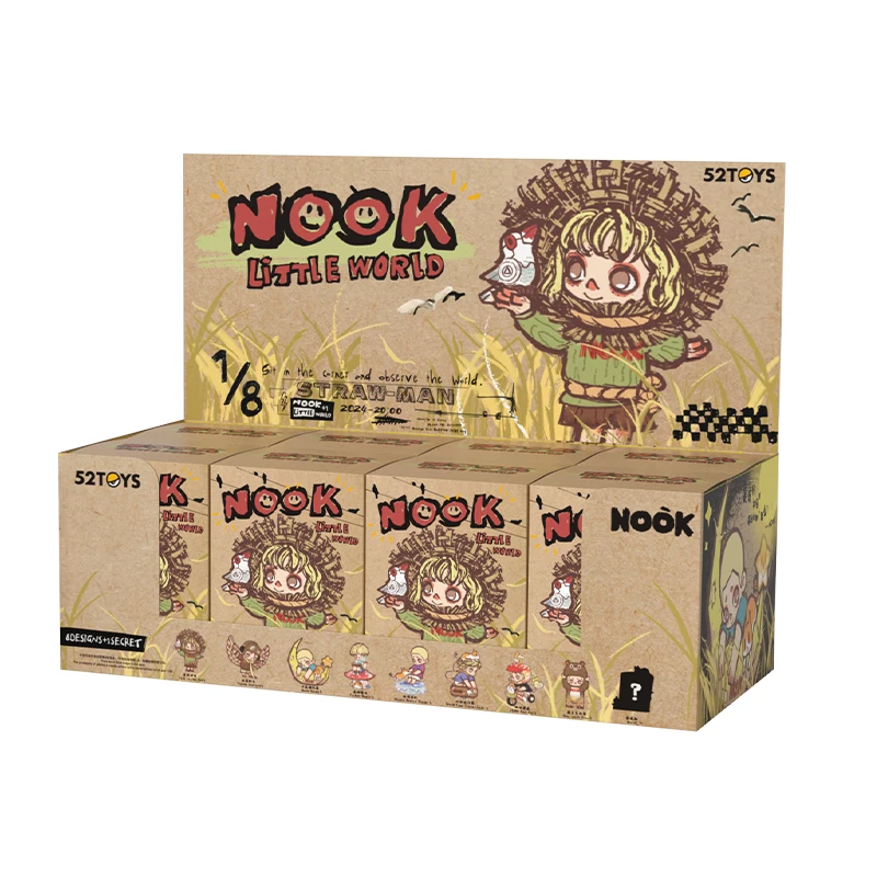 52Toys Nook Little World Series Mystery Box Anime Pvc 100