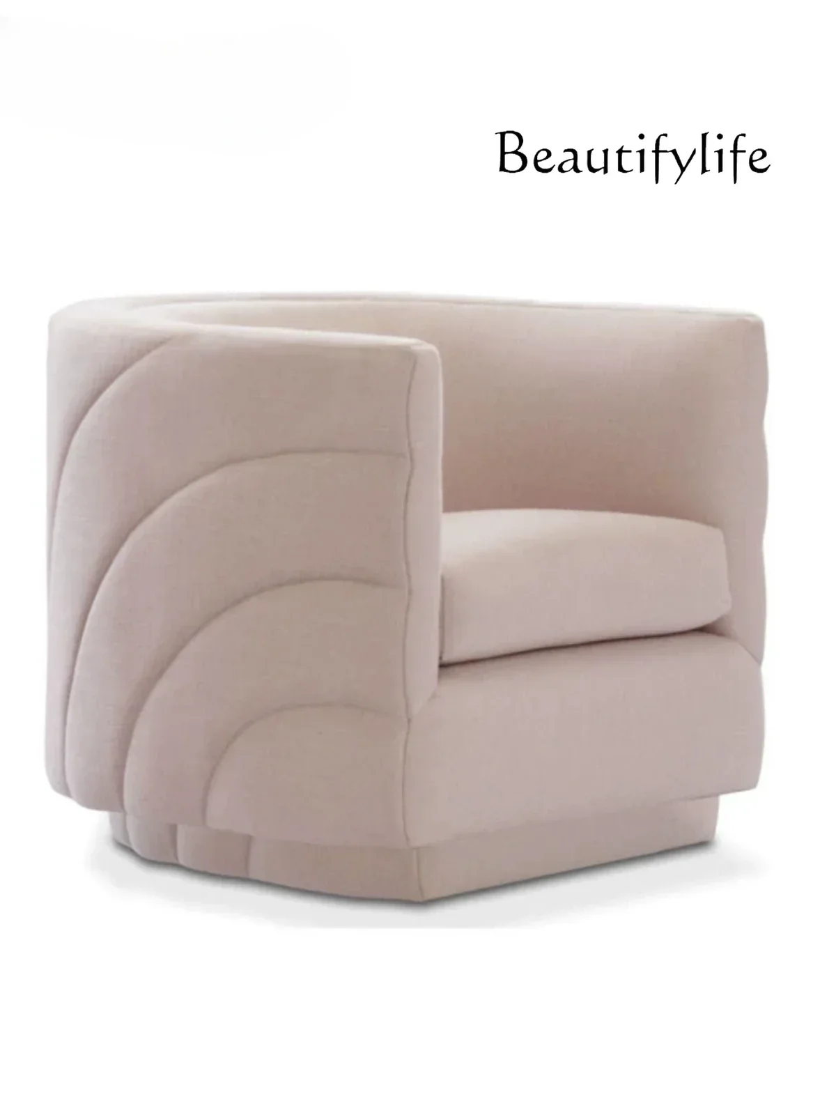 A44 Modern simple living room hotel creative negotiation leisure light luxury Nordic designer single sofa detachable