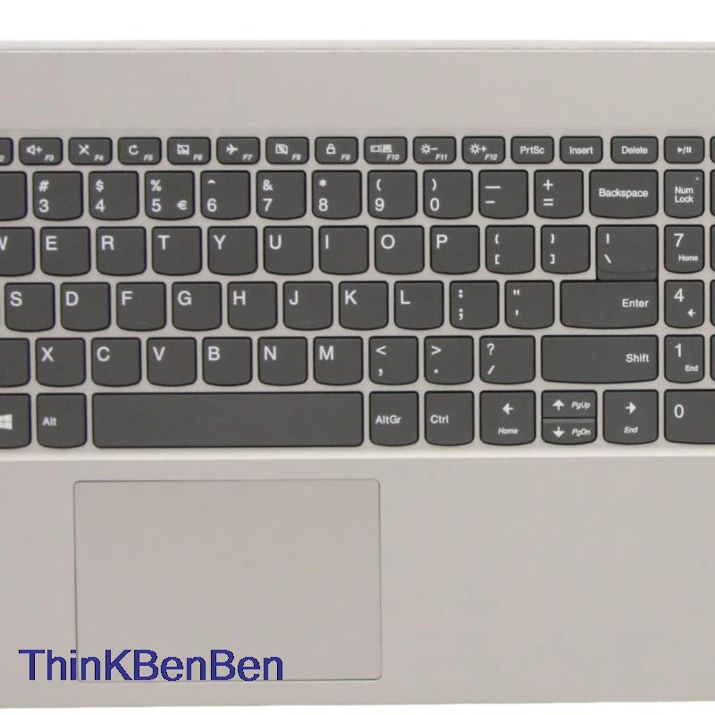 US English Grey Keyboard Upper Case Palmrest Shell Cover For Lenovo Ideapad S340 15 15IWL 15IML 15API 15IIL 5CB0S18662