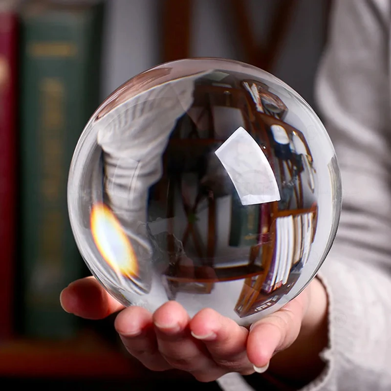 K9透明レンズボールクリスタルガラスボールクリスタルボールホ - Lens Ball Crystal のレビューと価格