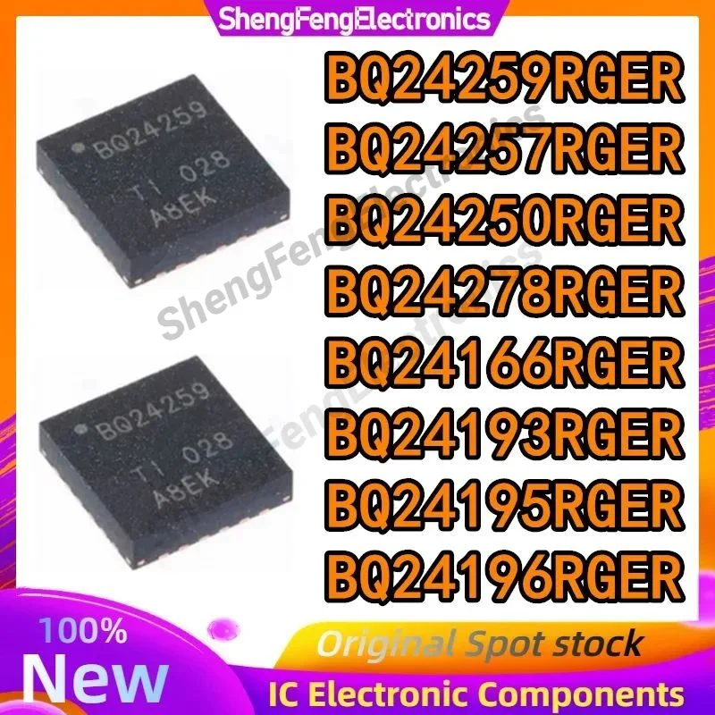 

5 шт. BQ24250RGER BQ24259RGER BQ24257RGER BQ24278RGER BQ24166RGER BQ24193RGER BQ24195RGER BQ24250 BQ24196RGER VQFN-24 IC чип