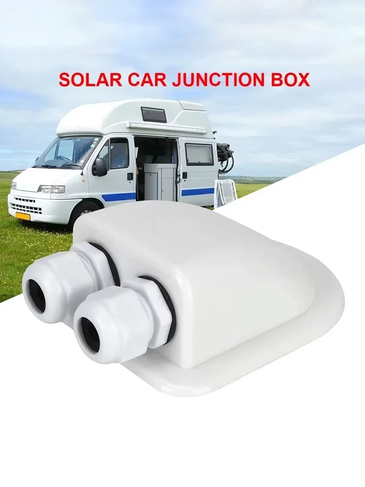 

Solar Junction Box Cable Entry Gland Box Roof Wire Entry Cable Connector Holder foramina singulare Hole Automotive Accessories