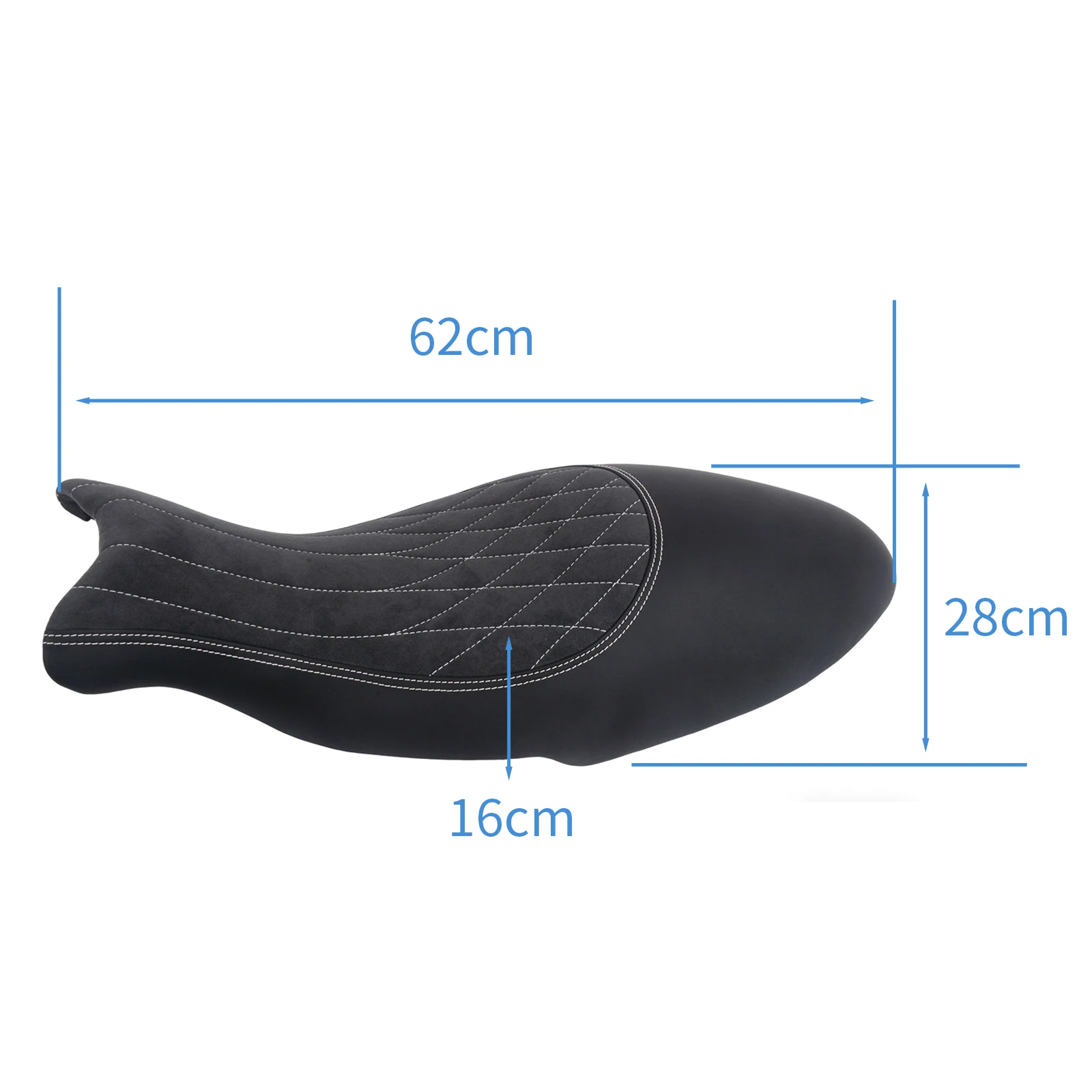 For BMW R NINE T One-Piece Refit Cushion Soft Seat Cover Thickening Cafe Racer Driver Passenger Seat Motorcycle Accessories