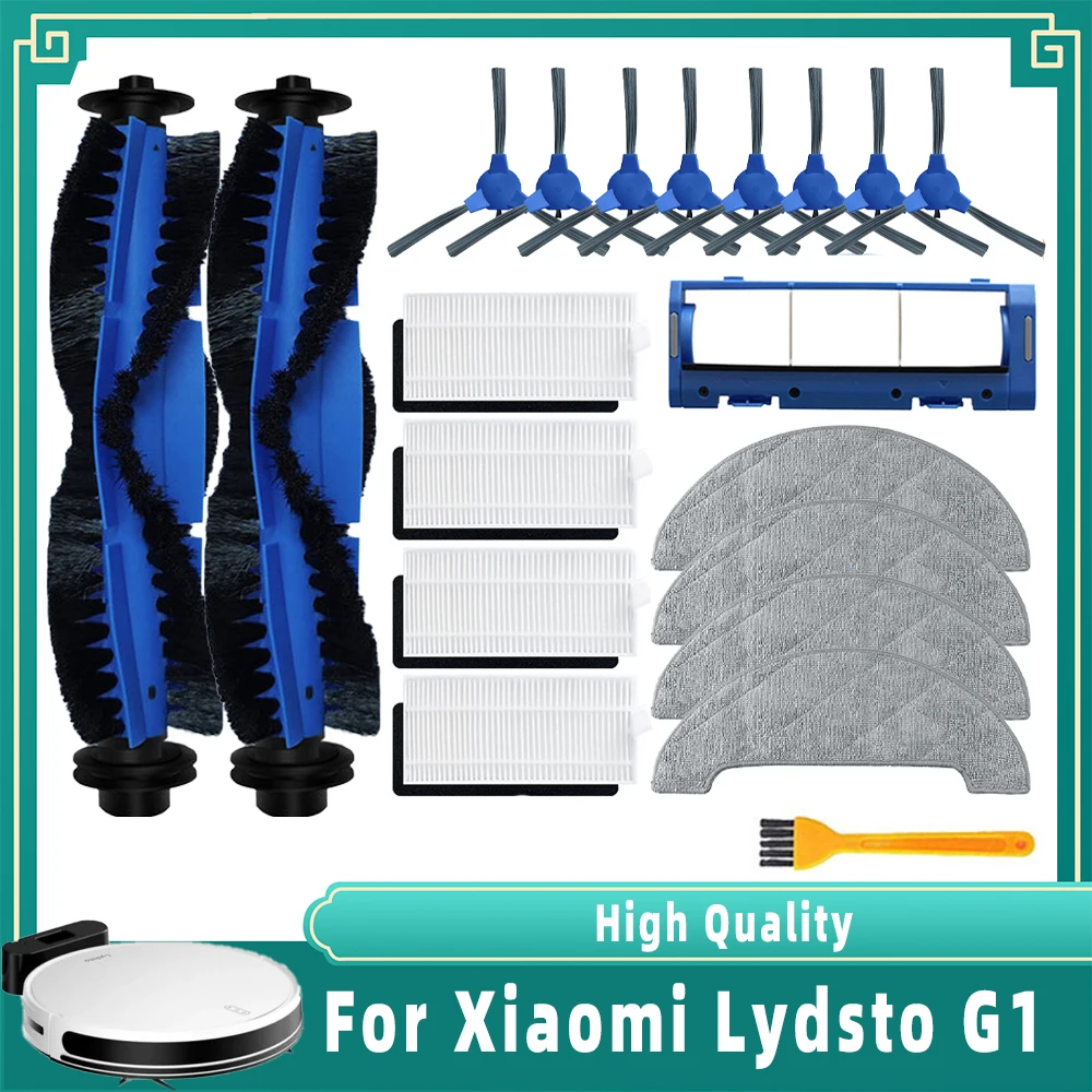 

For Xiaomi Lydsto G1 Robot Vacuum Cleaner Main Side Brush Hepa Filter Dust Bag Mop Cloth Rag Accessory Kit Part