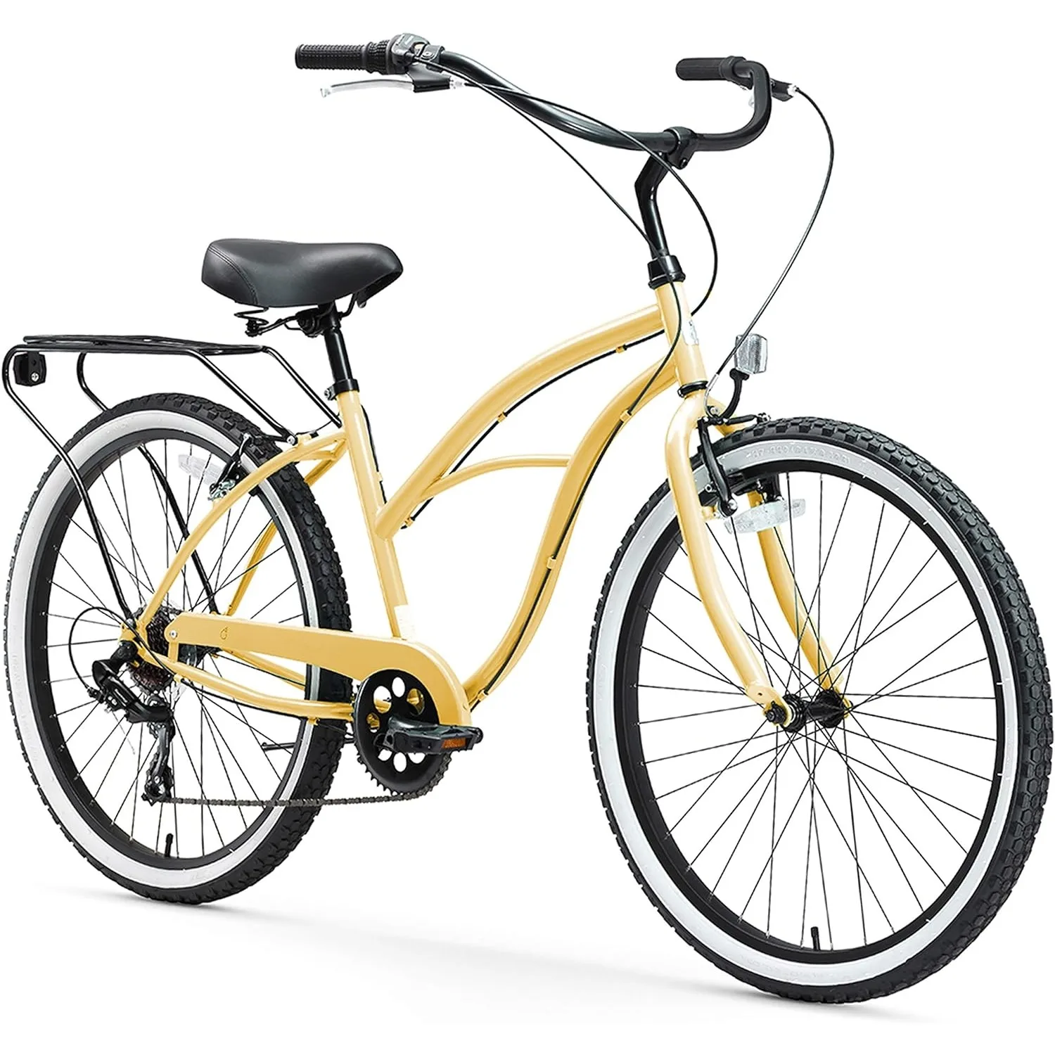 Around The Block Women's Beach Cruiser Bike 26 In 7-speed