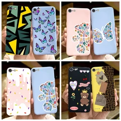 Candy Color Phone Case For IPhone 7 Silicone Soft TPU Back Cover Case For IPhone 6 7 IPhone6 IPhone7 Bumper Back Cover