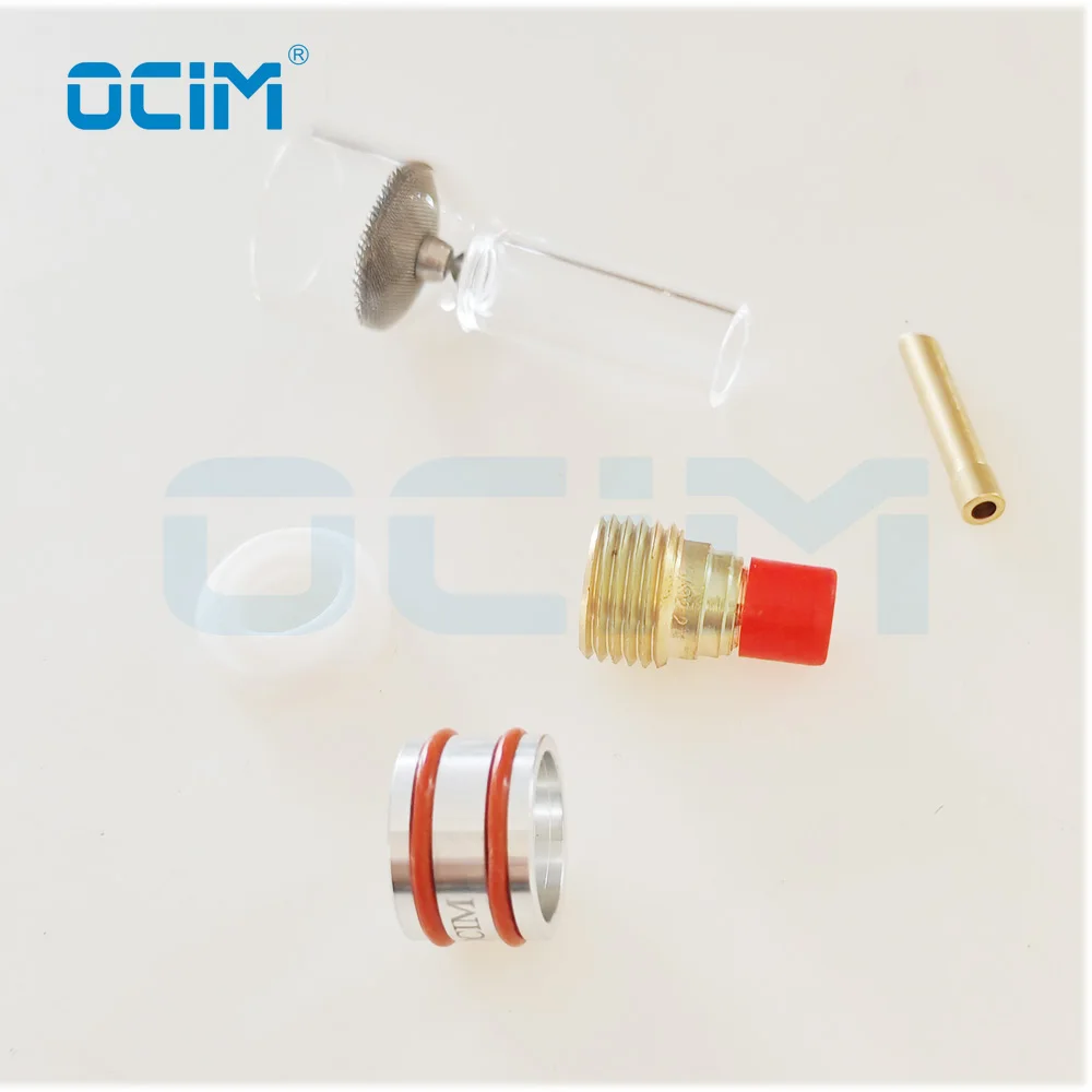 10NXL FLG Tig Laminar Flow Welding Nozzle Complete Kit For WP9/17/18/20/26