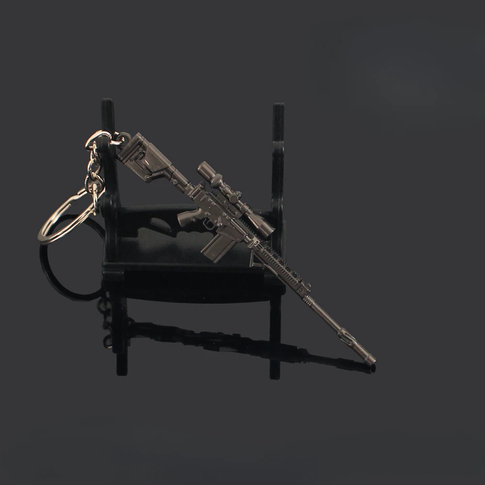 9 センチメートルアリーナブレイクアウトガンミニ FAL アサルトモデル合金ペンダントキーホルダー小道具武器コレクション誕生日プレゼントアクセサリーおもちゃ男の子