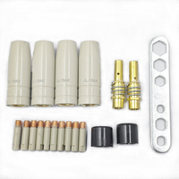 MB-15ak Welding Consumables New Coating Protection Non-stick Contact Tip 0.8/1.0/1.2mm Protective Airless Nozzle For 15AK MIG