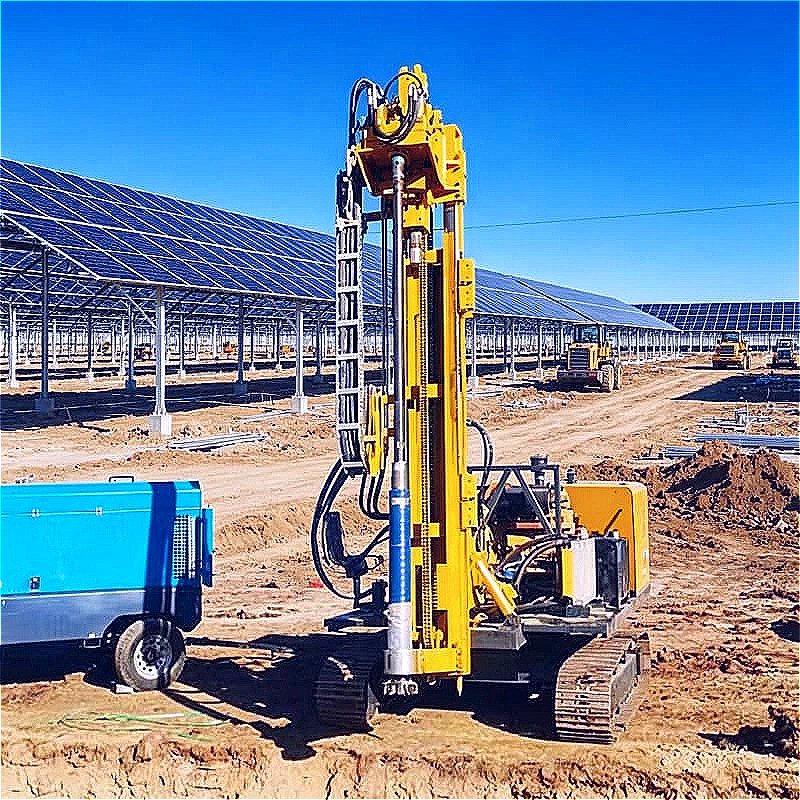 Pile Hammer Hydraulic Drop Hammer Type Pile Driver for Highway Guardrail Customized 80 150kg Hammer Weight for Post Installation