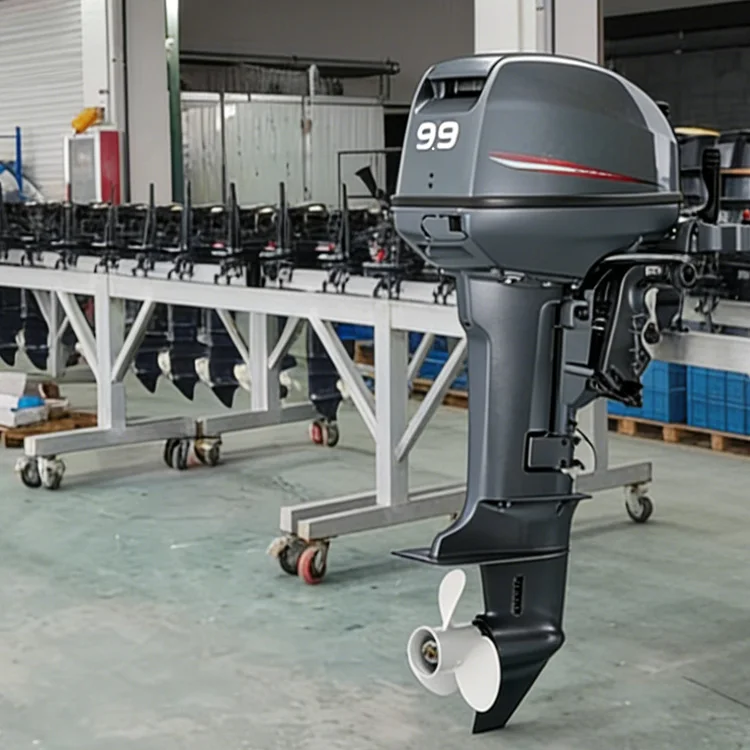 9.9HP 2-Stroke Outboard | Pre-Mixed Fuel & Oil | Ideal For Recreational Boating