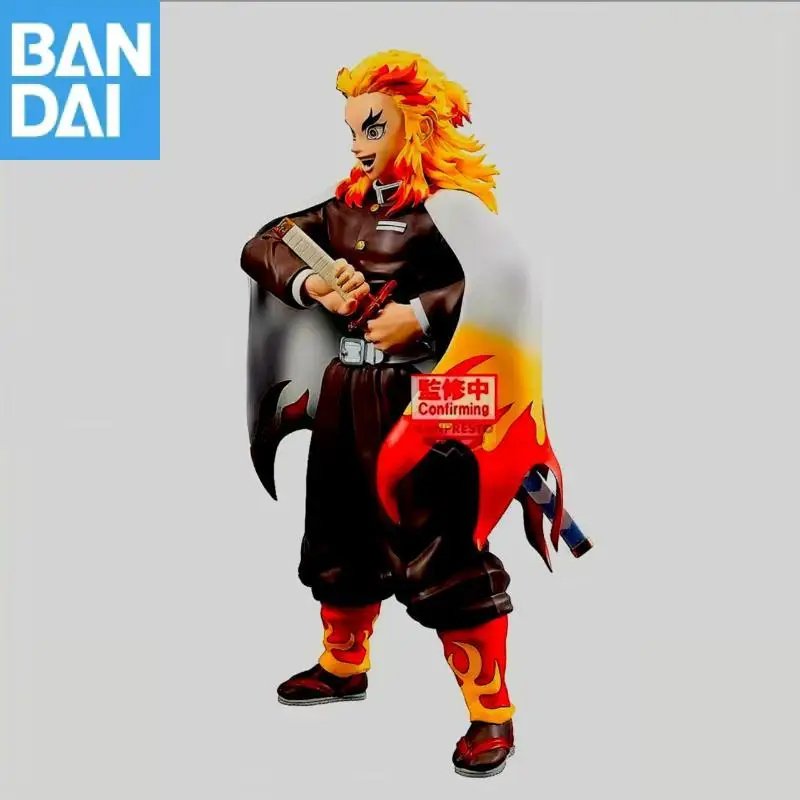 Genuine BANDAI BANPRESTO Kimetsu No Yaiba Grandista Rengoku Kyoujurou Action Figure Toy