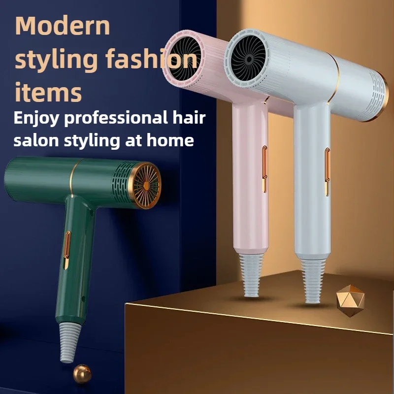 

Hair Dryer 800W Household Dormitory High-power Hair Dryer Blue Light Negative Ion Hair Dryer Strong Wind High Power Mute