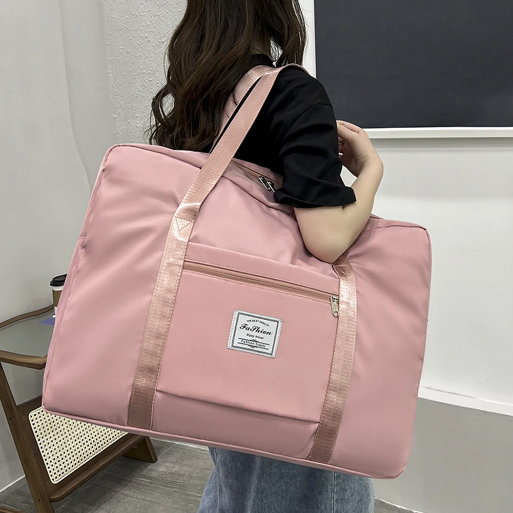 Women Overnight Luggage Bag Large Capacity Duffle Tote Bag Multifunctional Weekend Handbags Waterproof Fashion Outdoor Bag