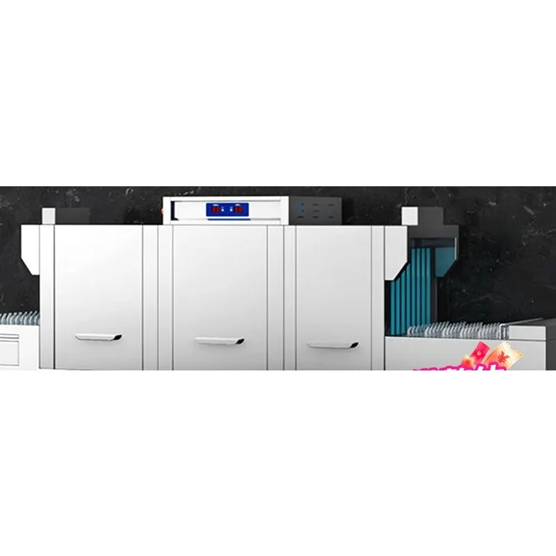 Fully automatic channel dishwashing machine spray belt drying LC-J-FD4600