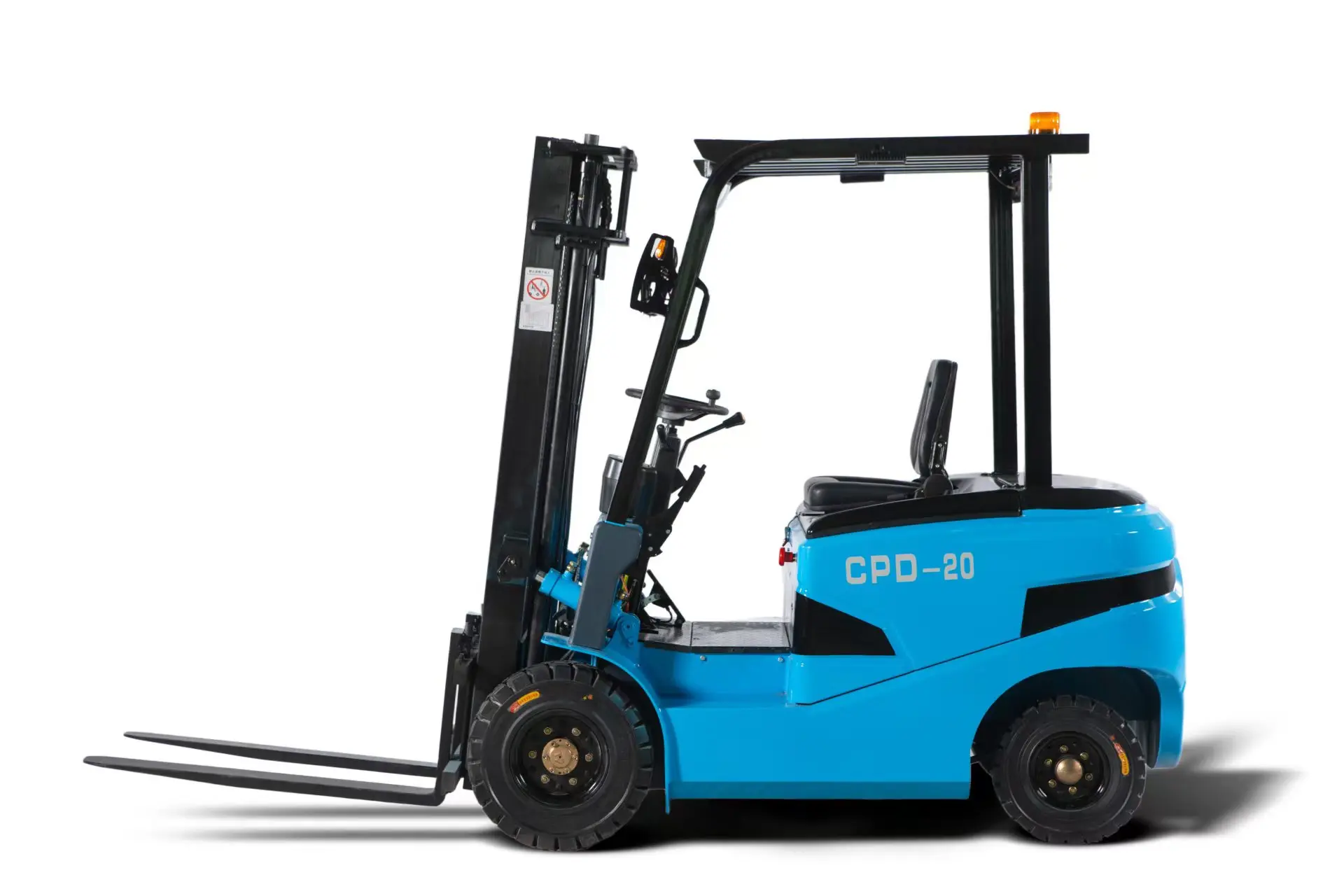 Electric Stacker 1.2 Ton Mini Battery Forklift High Lift Manual Steering Pallet Jack for Narrow Aisle Storage