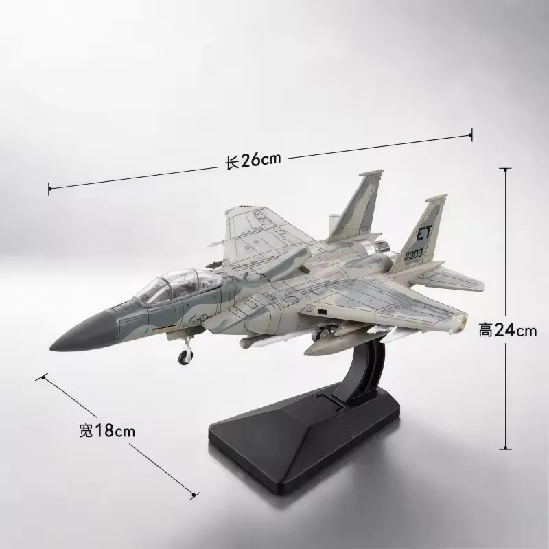 F-15 Kampfjet-Modell im Maßstab 1/72, DIY-Bausatz, Militärflugzeug-Dekoration für Zuhause und Büro, Mini-Flugzeug-Display, Geschenk – Detail 5
