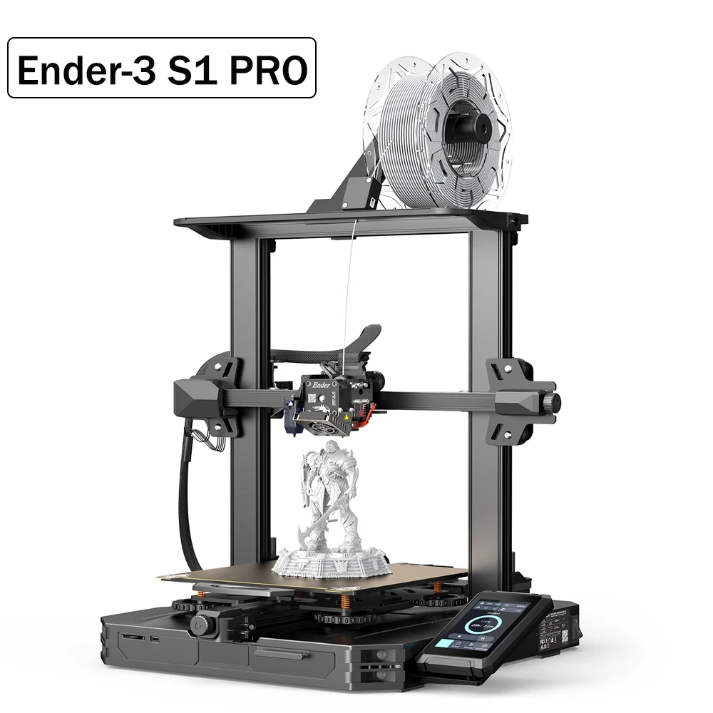 CREALITY Ender-3 V2/Ender-3S1/Ender-3S1PRO/Ender-3S1PLUS 3D Printer Silent Mainboard Carborundum Glass Bed 3D Printer