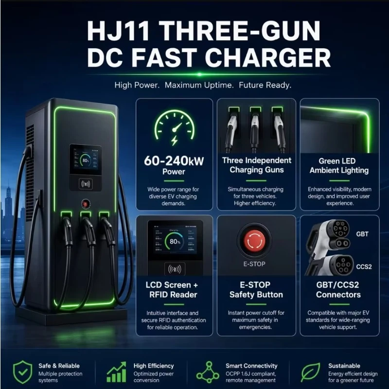 Portable Fast AC EV Charger Mobile Connector Cable Type 2 GBT Adjustable Current Car Charging Supply OEM  h003