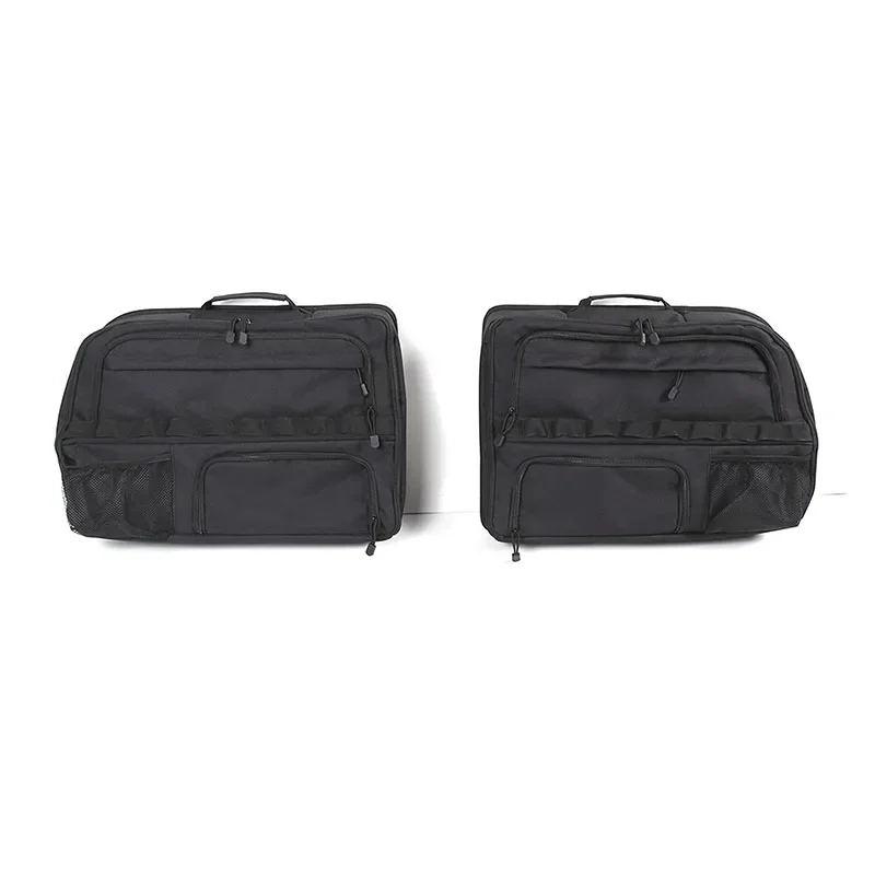 For Toyota Land Cruiser Prado 2010-2017 Oxford Cloth Black Car Trunk Tail Door Window Bag Tools Tidying Package Car Accessories