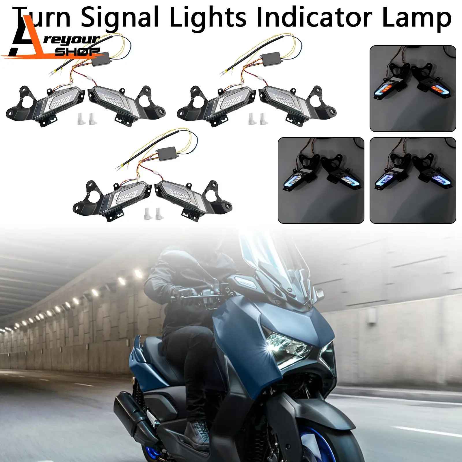 

Turn Signal Lights Indicator Lamp for Yamaha XMAX 300 2023-2024