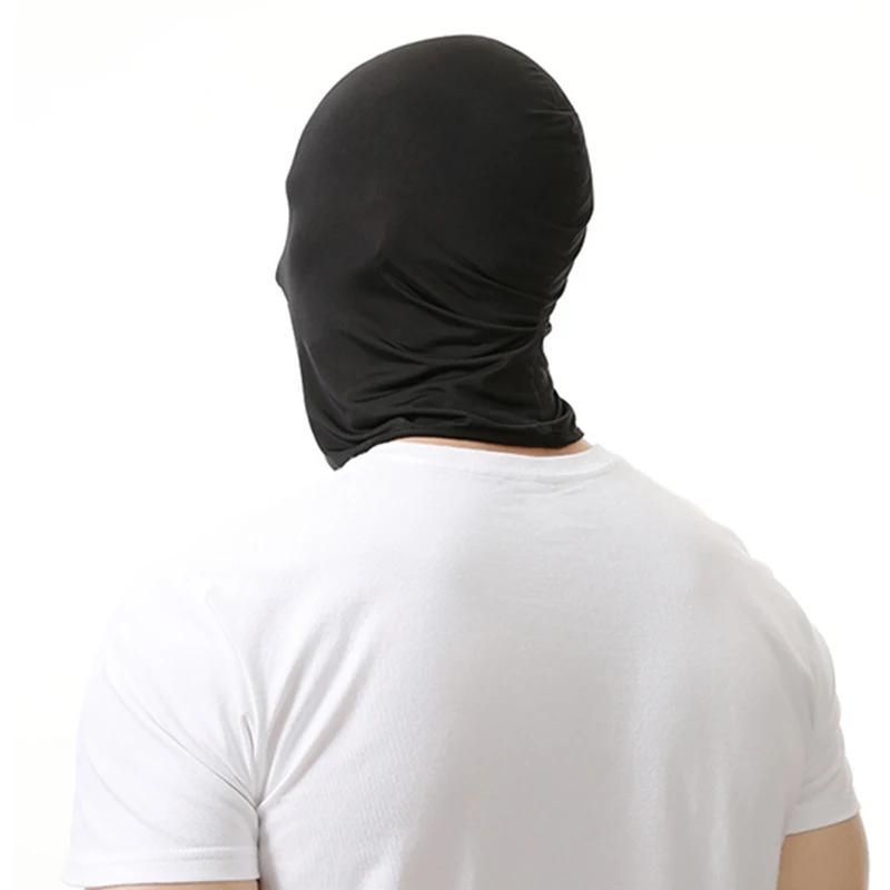 Einloch-Balaclava-Maske, ultradünne Vollgesichtsmaske, Cosplay-Kopfbedeckung, Party-Halloween-Eisseide-Kopf- und Augenabdeckung – Detail 10