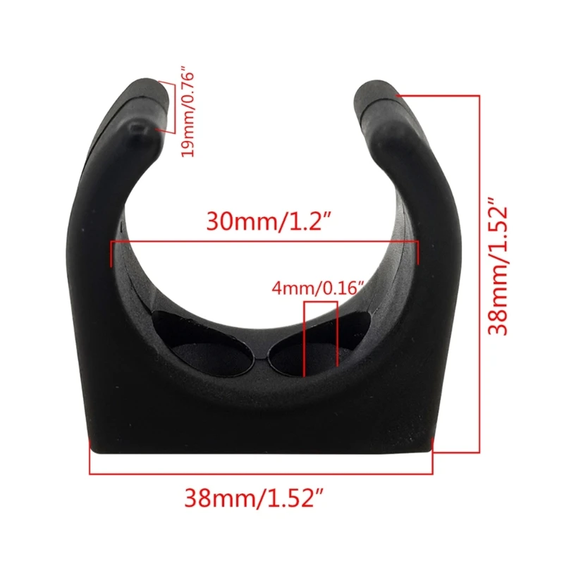 0xxd suporte tubo nylon, clipe suporte remo, gancho remo para canoas, barcos, caiaques, clipe suporte remo