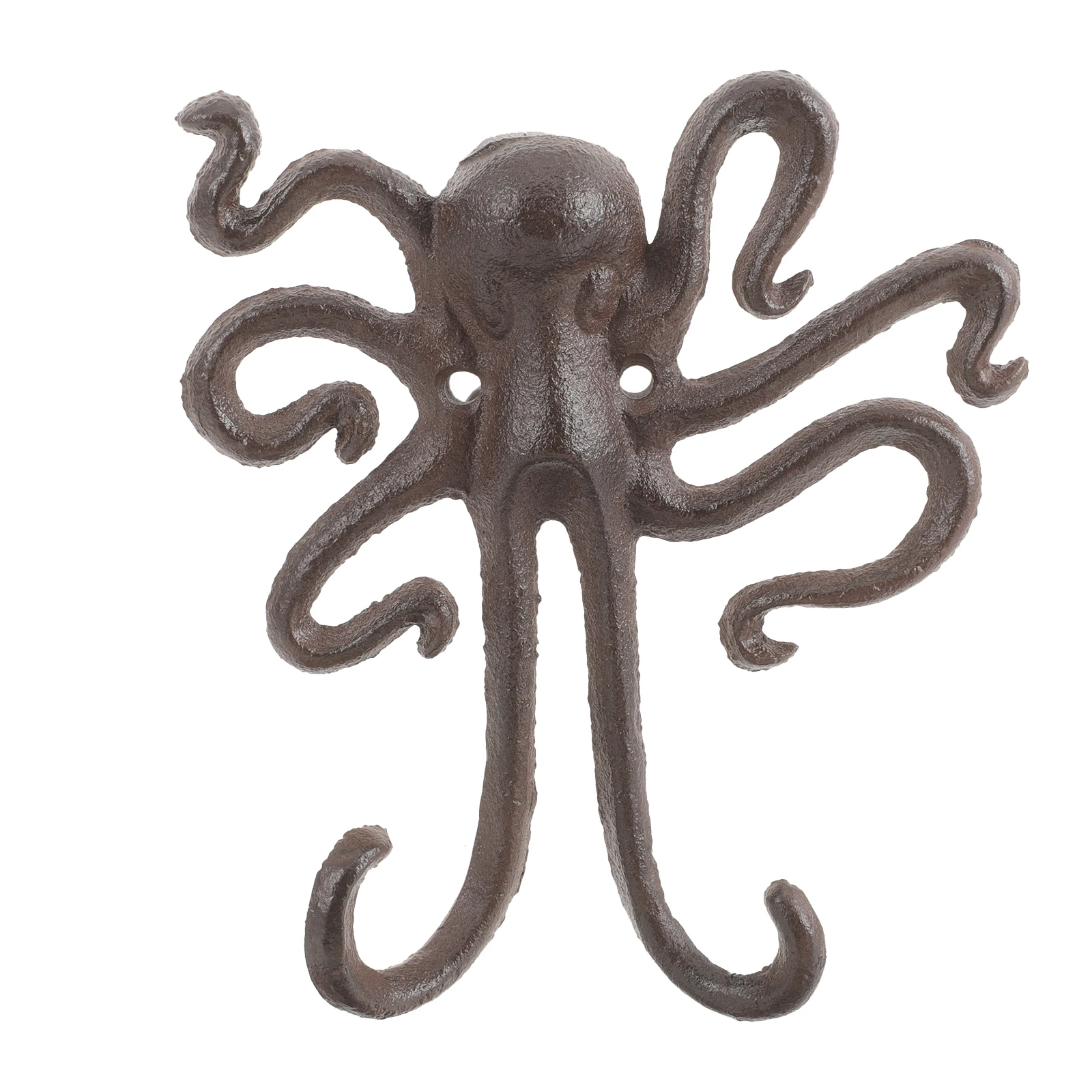 

s Wall Coat Hooks Retro Wrought Iron Compact Smooth Surface Key Hat Scarf Storage Hanging Christmas Decor