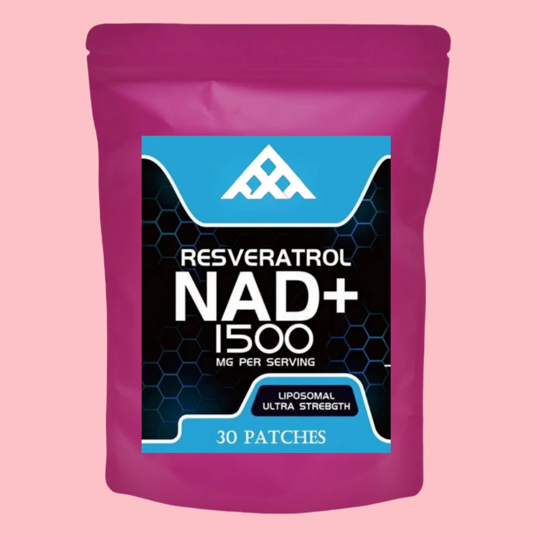 Liposomal Nad+ com patches transdermicos de resveratrol apoia a saúde celular 30 patches