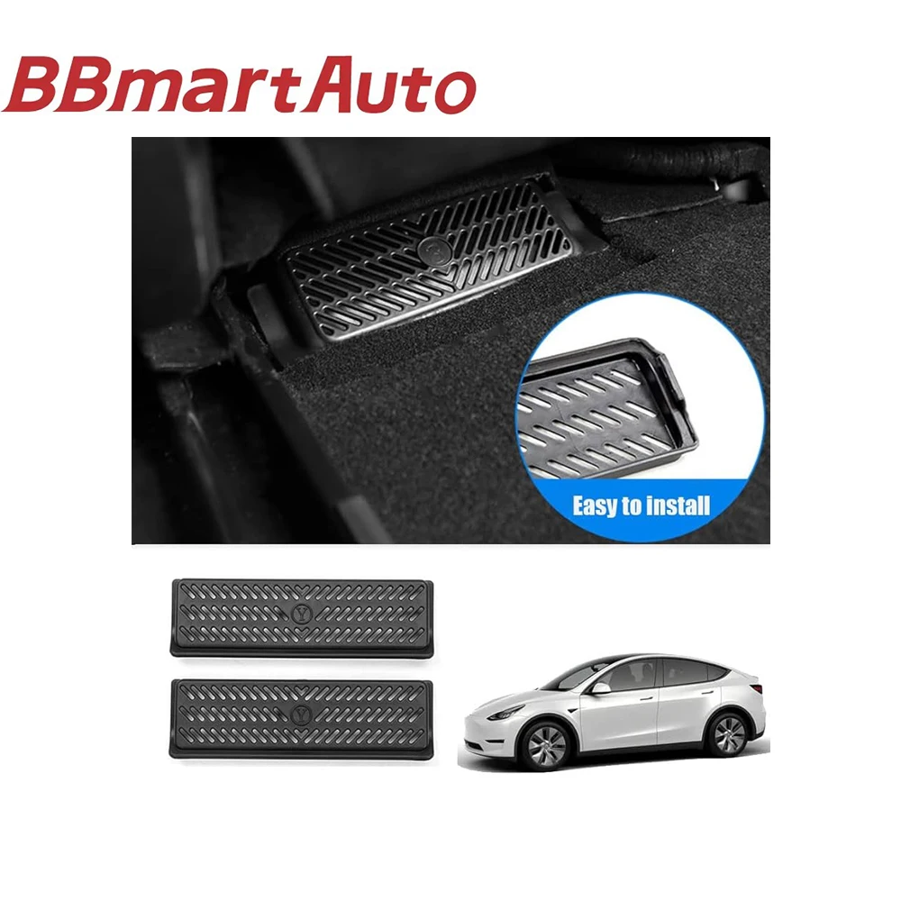 BBmartAuto Parts para Tesla Protector debajo del asiento modelo Y/3/nueva cubierta protectora de salida de aire acondicionado trasero accesorios de coche