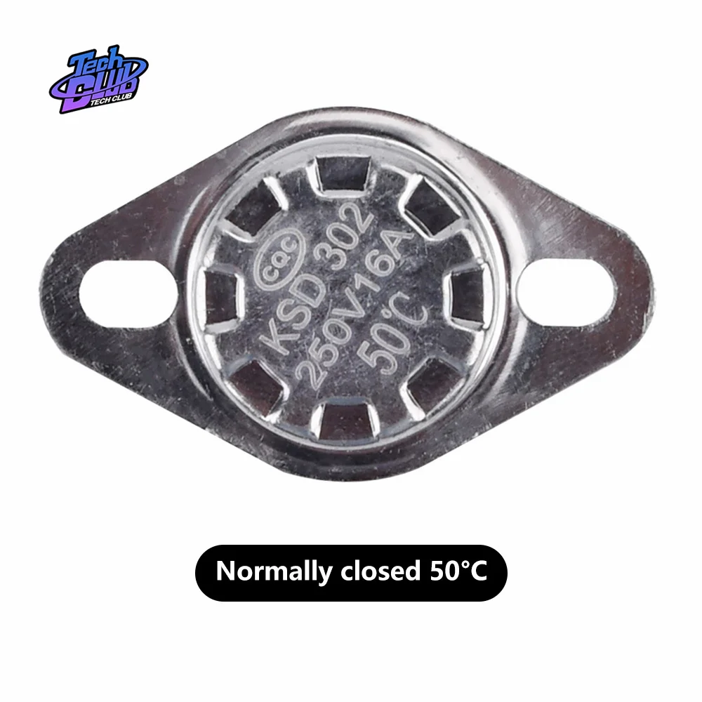 KSD302 16A 250V 40-300 degree Ceramic KSD301 Normally Closed Temperature Switch Thermostat 50C 80C 100C