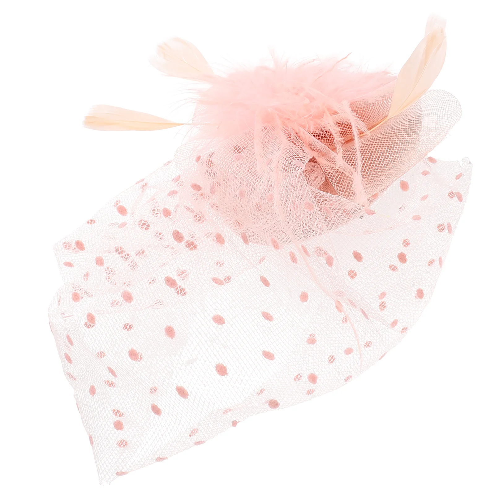 

Black Bow Mesh Headpiece Hair Accessories Women Bridal Banquet Headdress Wedding Tea Party Fascinator Hat Lightweight