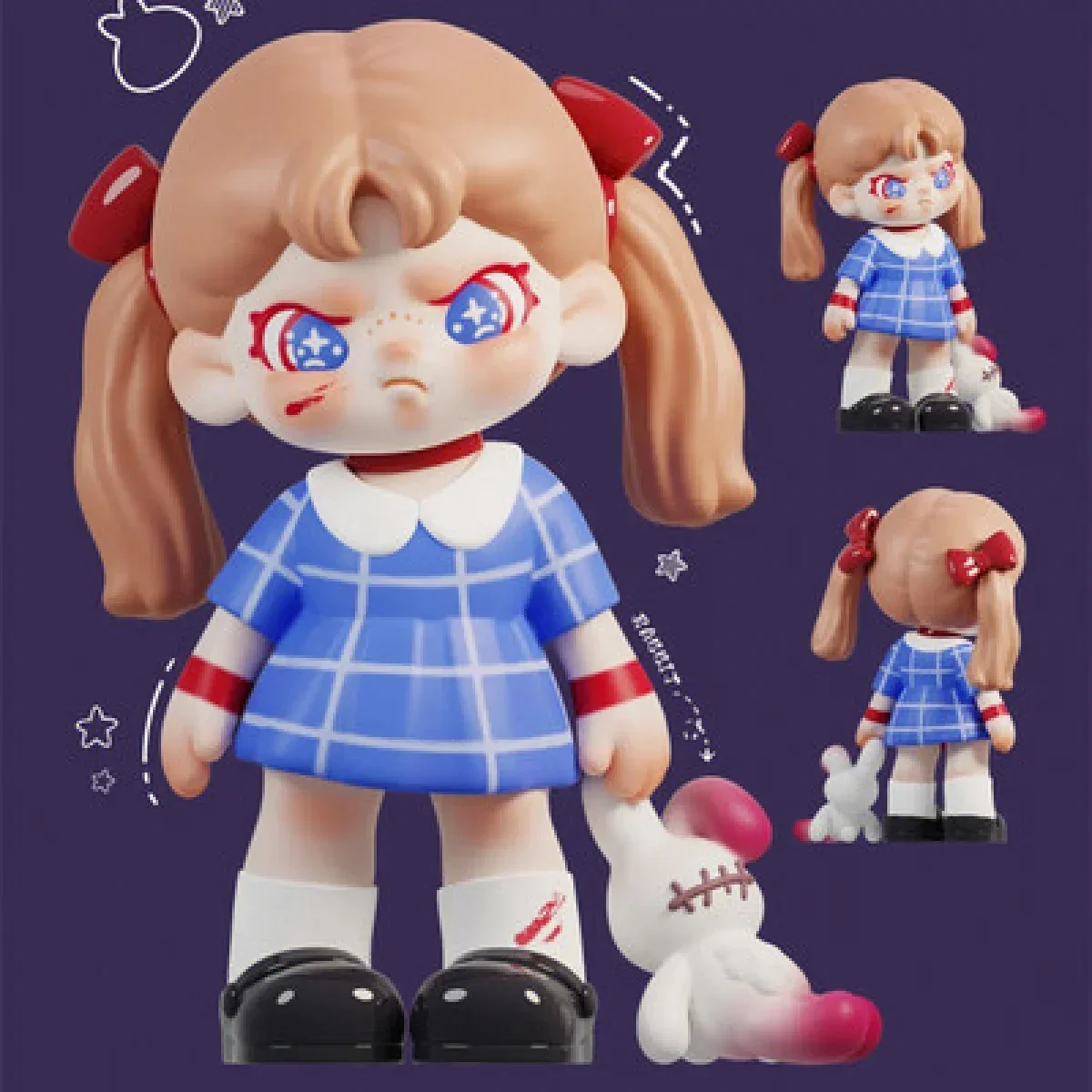 

DORA Keep Strangers Away Series 2 Blind Box Mystery Box Caixa Sorpresa Girls Anime Figures Cute Model Birthday Gift