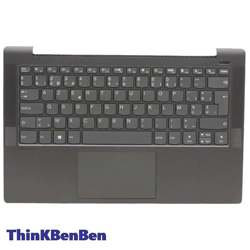 

Черный верхний корпус клавиатуры BE Belgian с подставкой для рук для Lenovo Ideapad 5 14 14IIL05 14ARE05 14ALC05 14ITL05 5CB1A13856