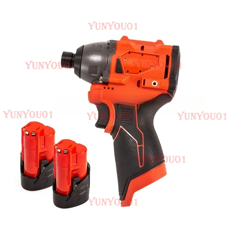 12V Brushless Electric Screwdriver, Lithium-ion Battery, Impact Driver, DIY Cordless Drill, Home Repair