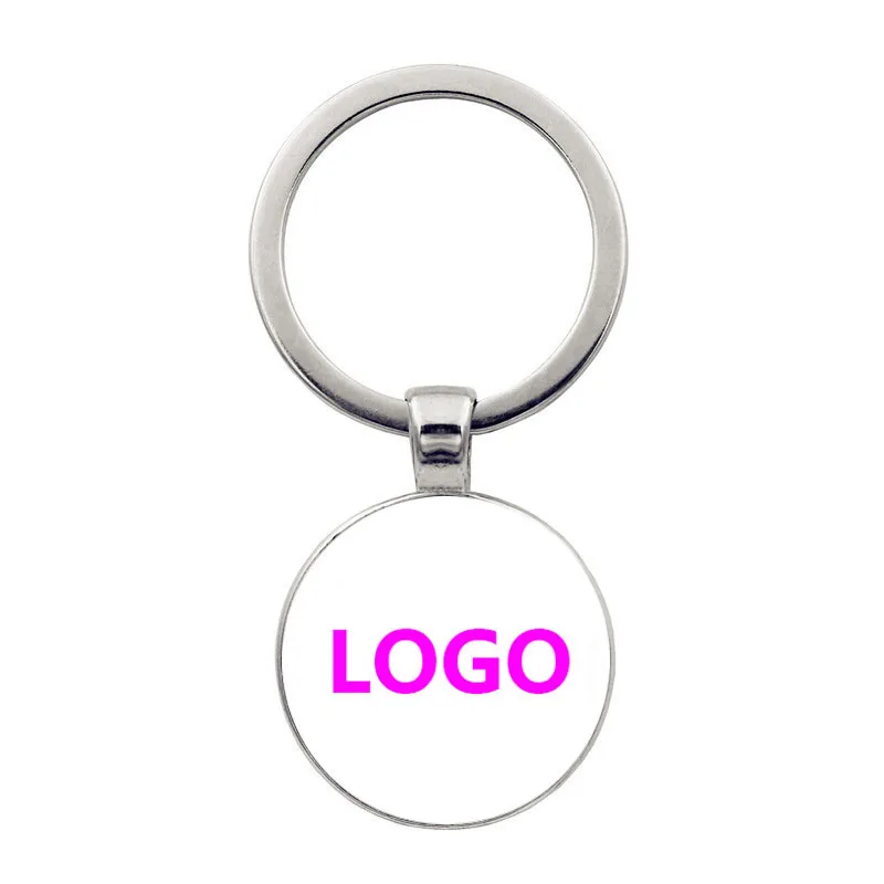 Personalized Logo Keychain Company Logo Customization Black And White Photo Color Photo Private Customization