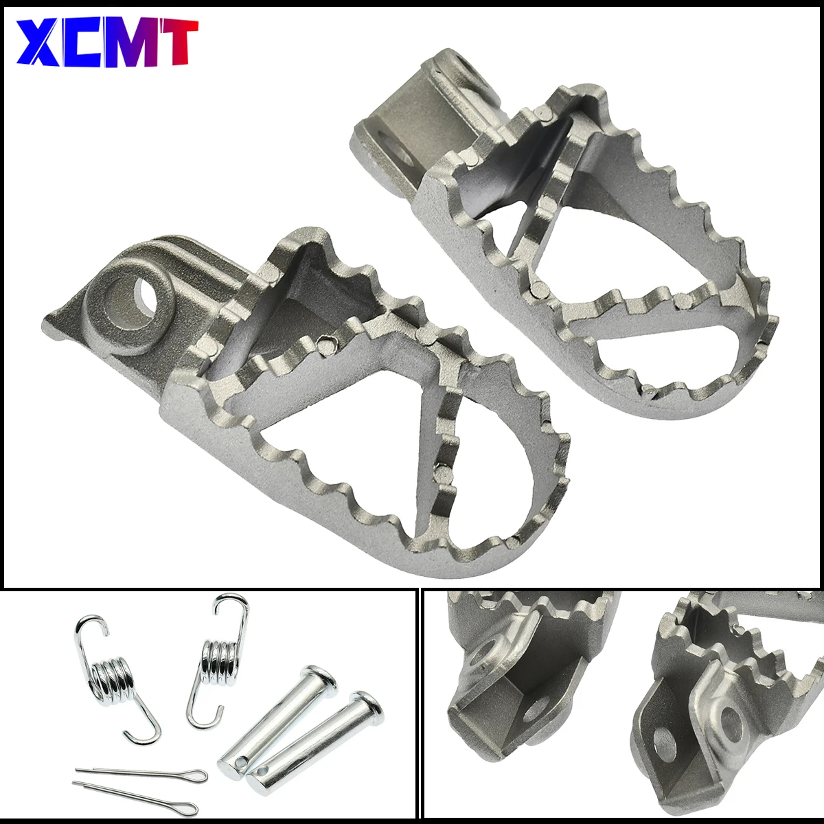 Motorcycle Footrests Aluminum Accessories for KTM SX 125150 250 SXF XC 250 EXC 450 Motocross Pit Dirt Bike Front Foot Peg Parts