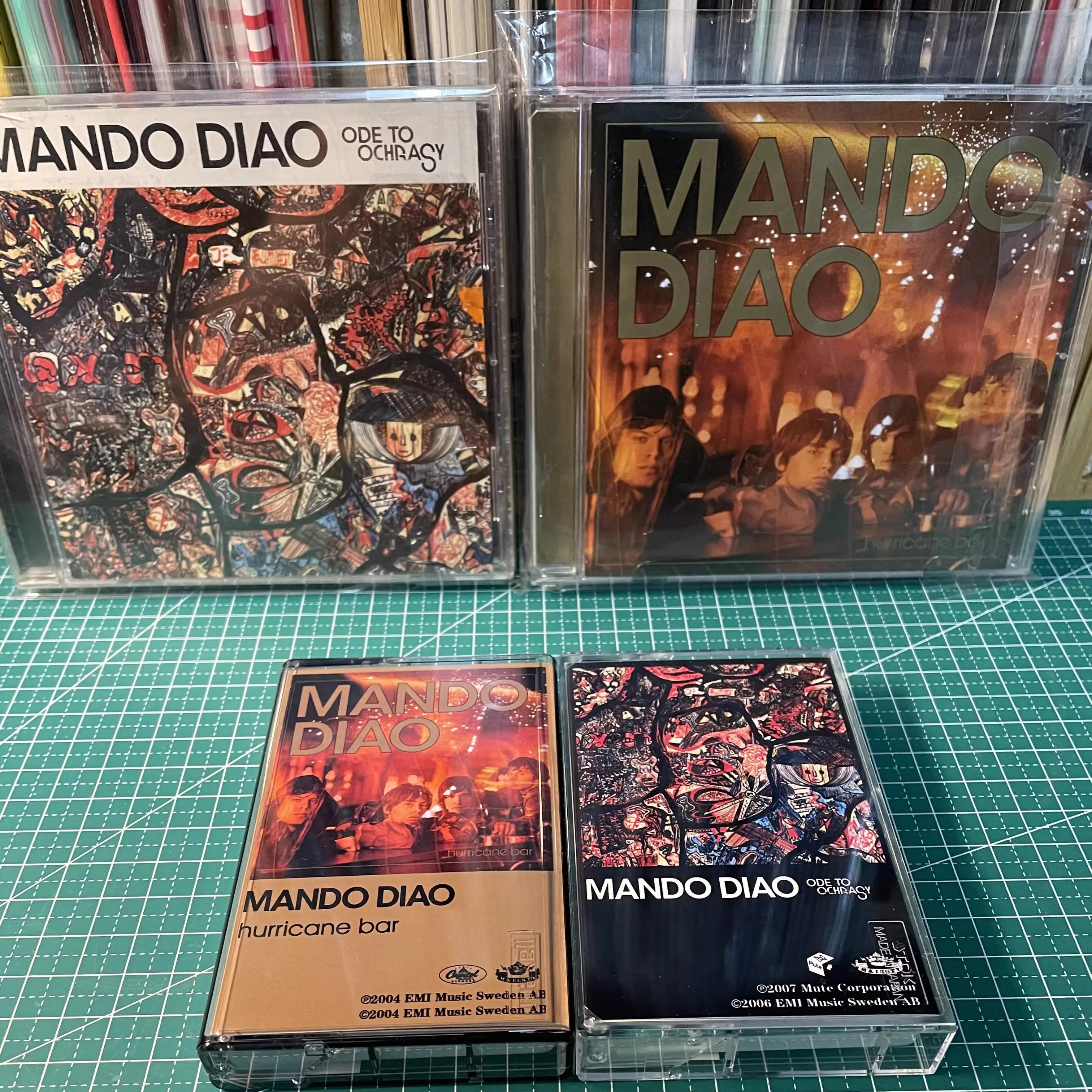 

Rock Mando Diao Gustaf Noren Music Tape Ode to Ochrasy Album Hurricane Bar 2pcs Cassette Cosplay Walkman Recorder Soundtrack Box