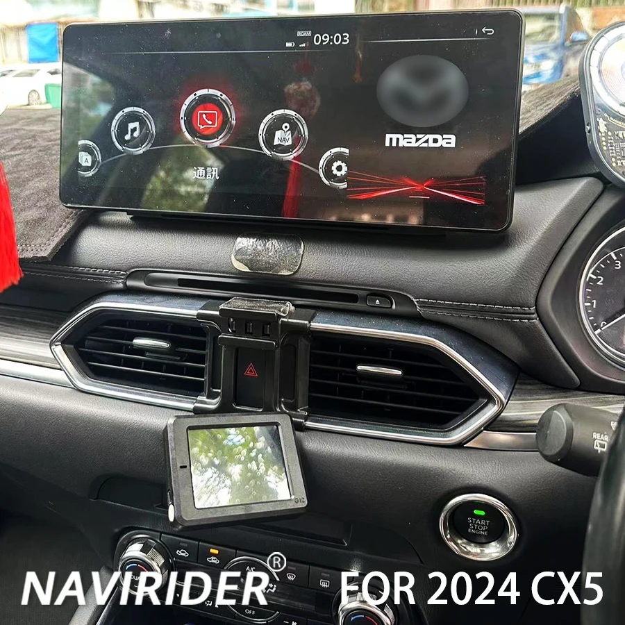 Nuevo Reproductor Multimedia de Video para Auto con Android 15 para Mazda CX-5 2024, Navegación GPS, Radio, Unidad Principal Estéreo, Carplay, Video