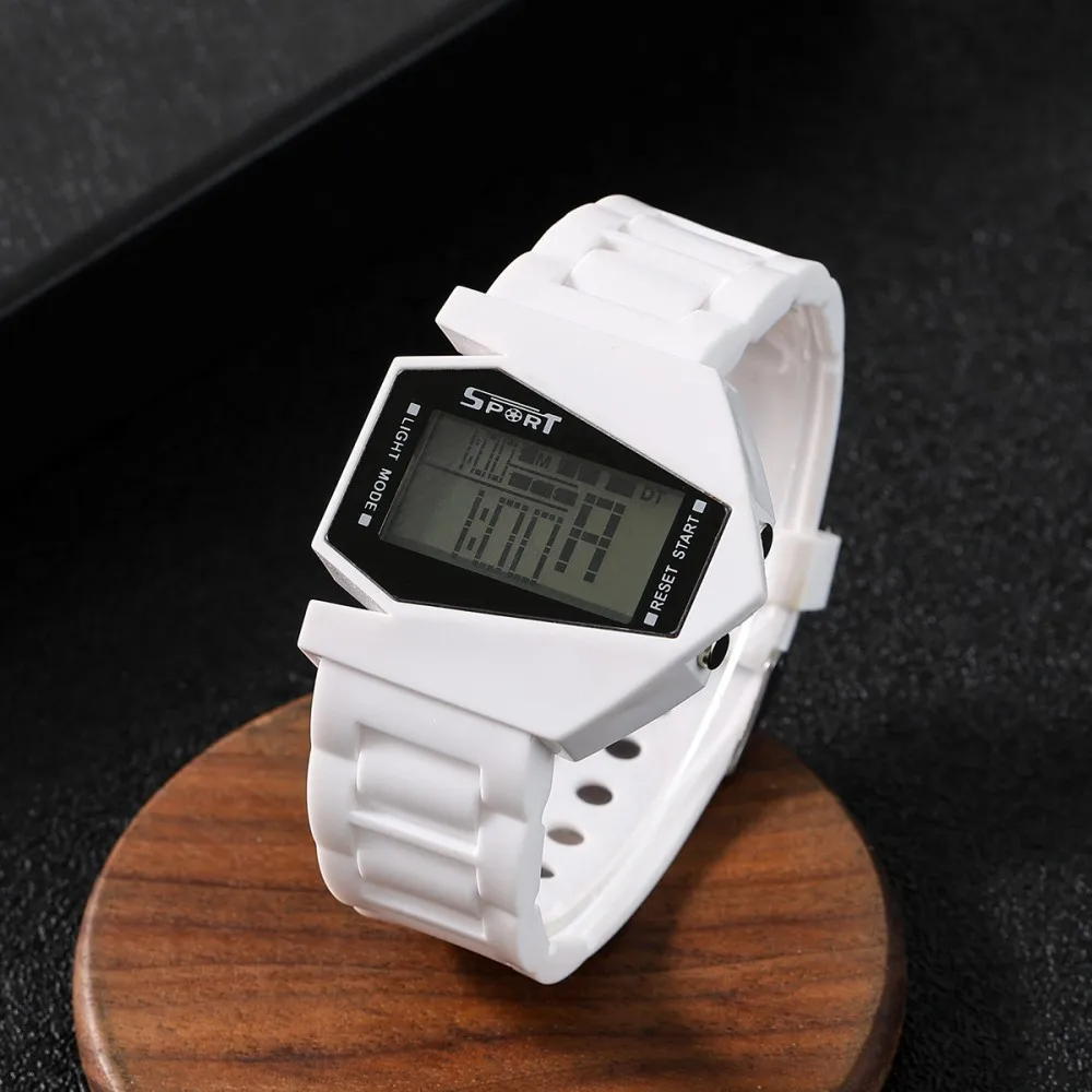 Creative Digital Watches for Kids Luminous Wateproof Silicone Strap Sports Watch Multifunction Alarm Clock Sports Watch
