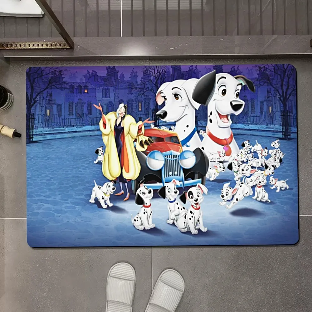 Disney 101 Dalmatians Floor Mat Anti-Slip Kitchen Bedroom Handmade Tufted Rug Carpet Living Room Entrance Rug