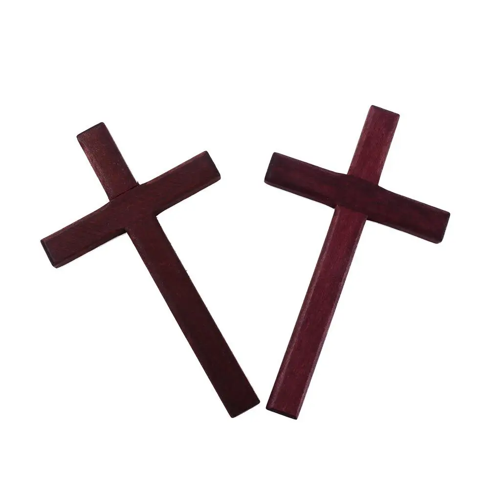 

Wooden 12*7Cm Prayer Christian Home Decoration Religious Charm Christian Decor Pendant Ornaments Cross