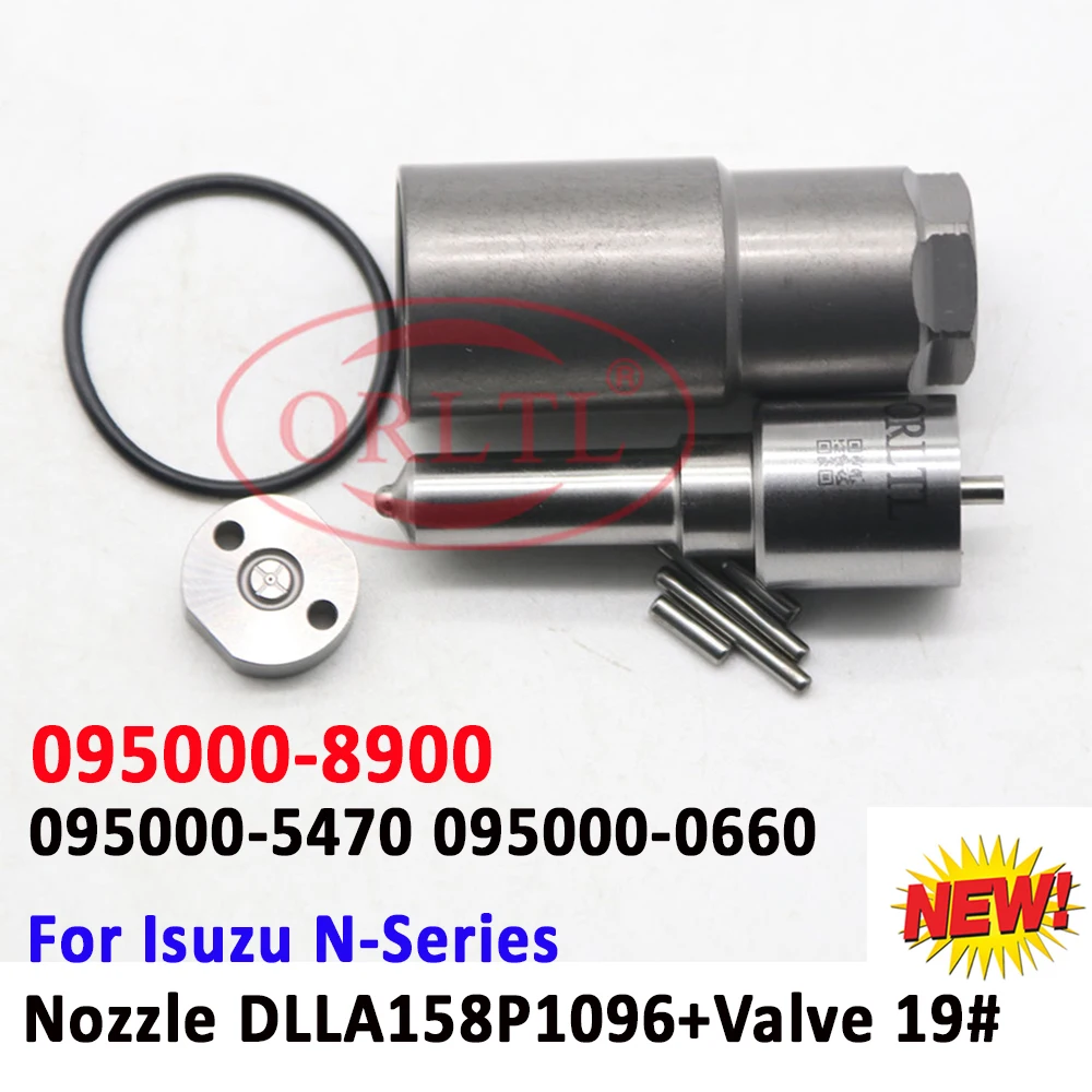 095000-8900 Repair Kit Fuel Diesel Injector 095000-0660 Valve Orifice 19# Nozzle DLLA158P1096 095000-5470 For ISUZU 095000-0660