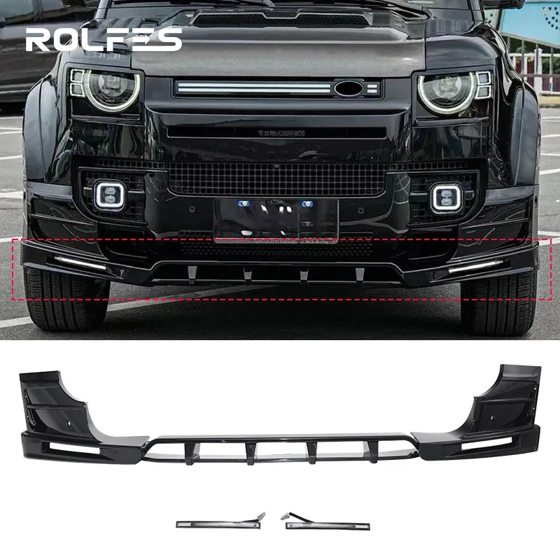 

Подходит для небольшого кузова Land Rover Defender 90/110/130 20-25 ROCK со светодиодными фонарями на передней губе имеет модифицирован.
