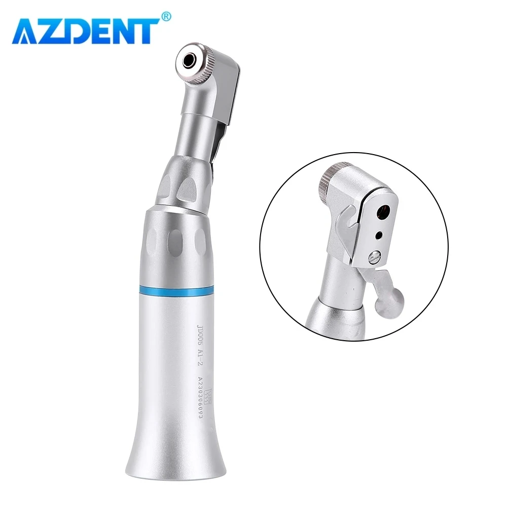 Dental Slow Low Speed Handpiece AZDENT Latch Contra Angle Handpieces 22,000-27,000 rpm Dentistry Clinics Lab Tool