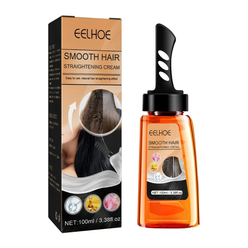 Crema alisadora cabellos Crema alisadora para tratamiento cabellos con queratina Alisar