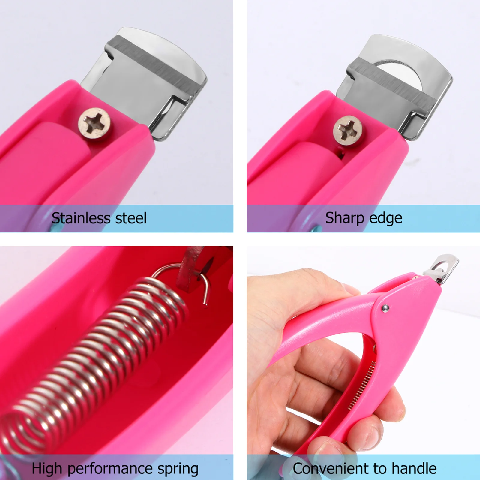 

1Set Nail Art Clips Set Durable Nail Cutter Easy Use for Professional Home DIY Manicure Tools Assorted Color Manicure Tools