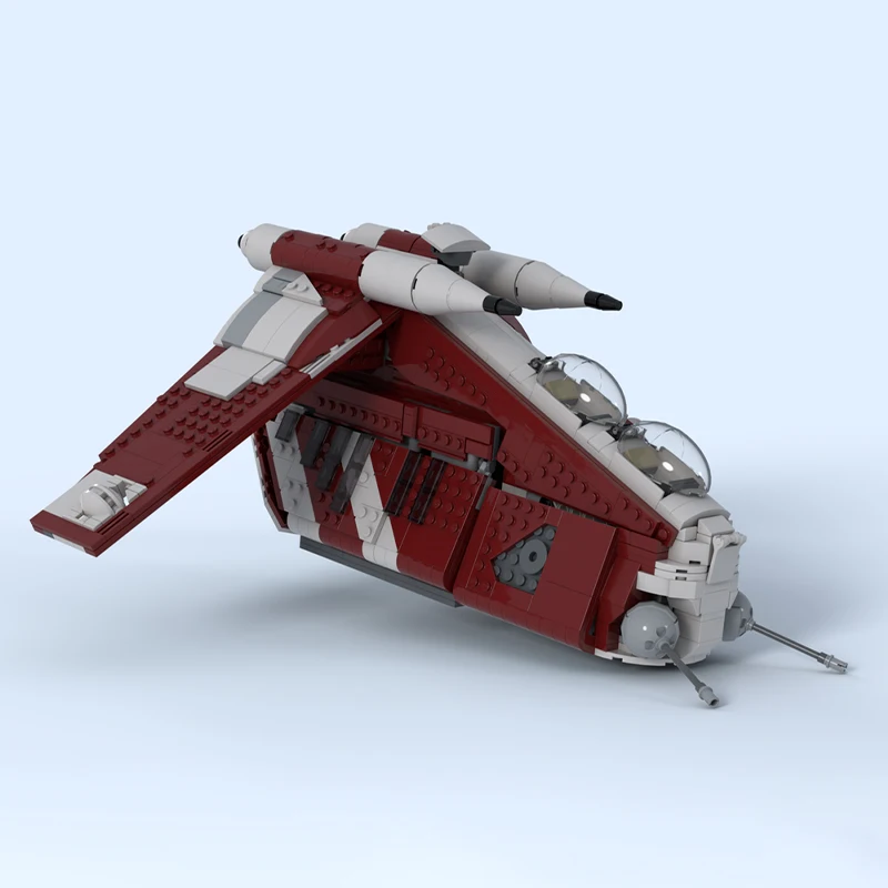 

1161pcs MOC Coruscant Guard Gunship Facelift Summer Star Battle Model Building Blocks Construction Toys Christmas Gifts Brick